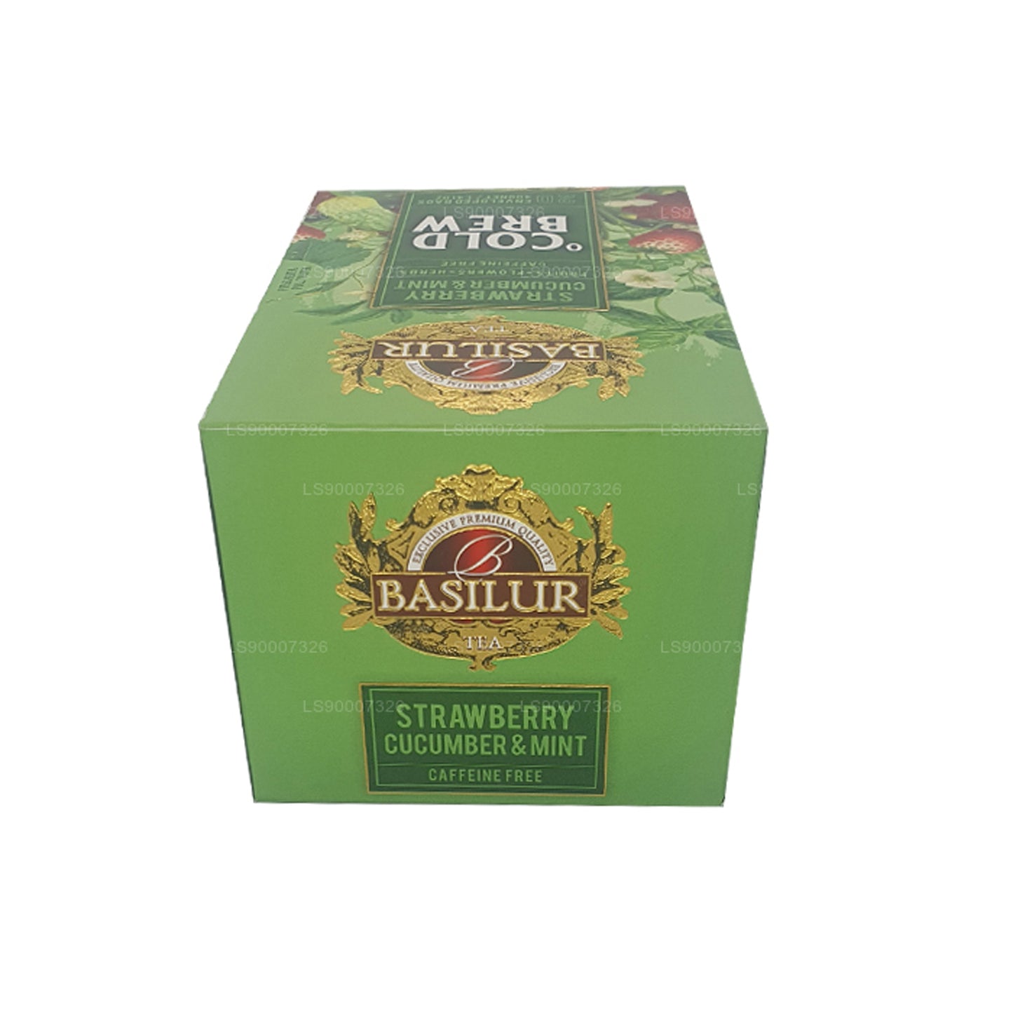 Basilur Cold Brew „Erdbeergurke und Minze“ (40 g) Box