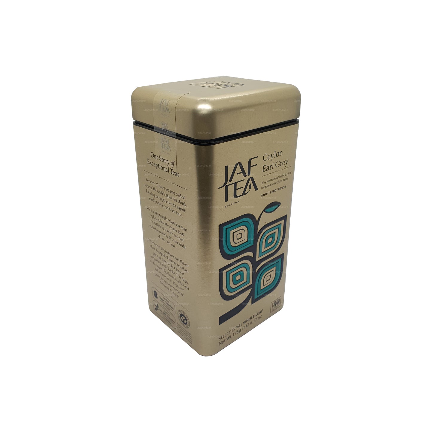 Jaf Tea Classic Gold Collection Ceylon Earl Grey Dose (175 g)