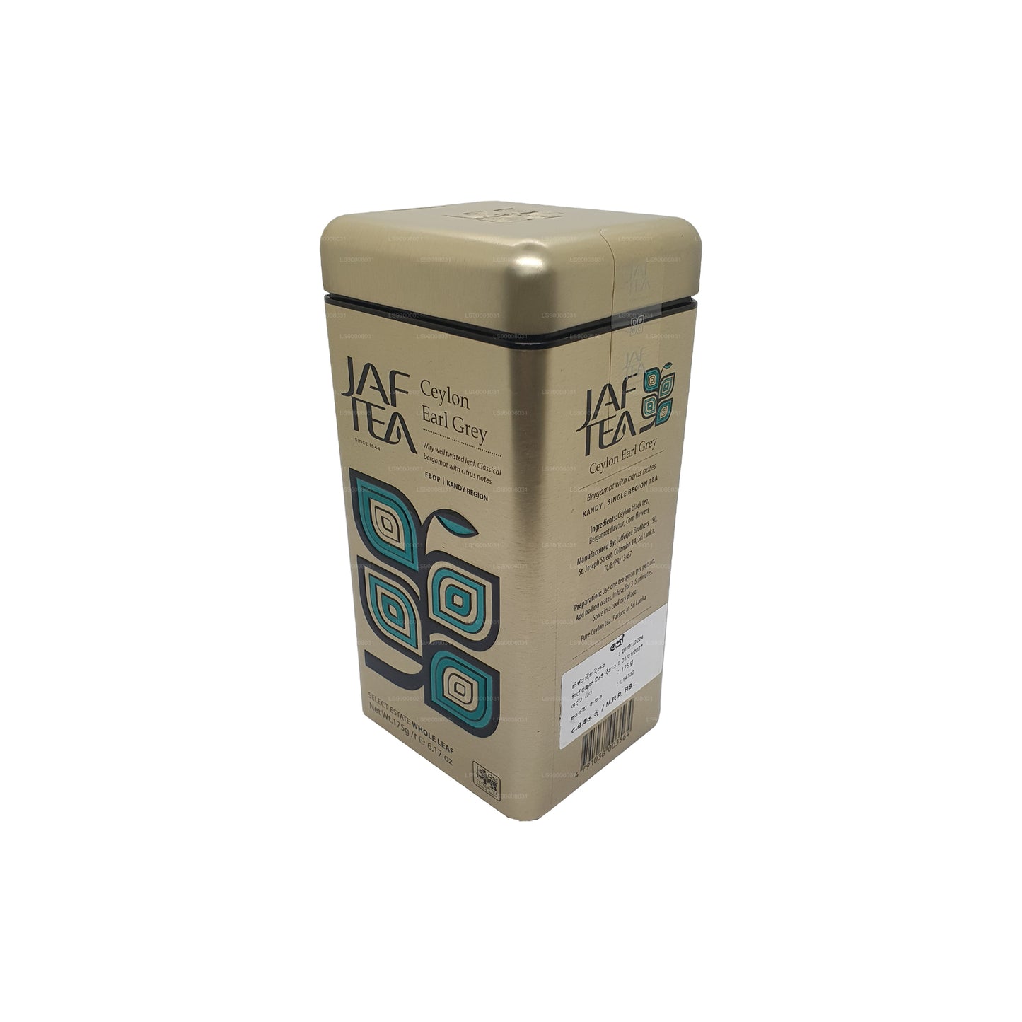 Jaf Tea Classic Gold Collection Ceylon Earl Grey Dose (175 g)