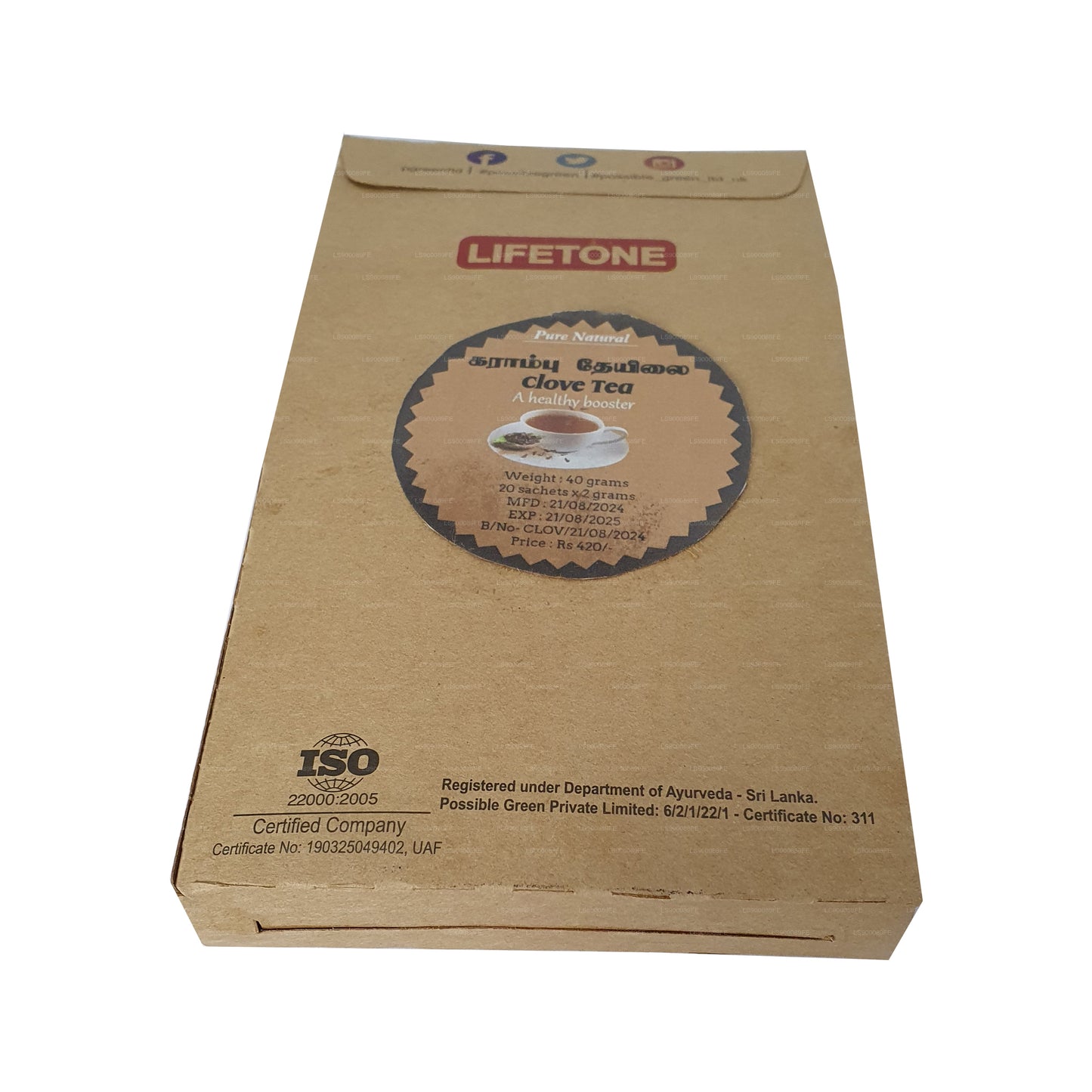 Lifetone Nelkentee (40g)