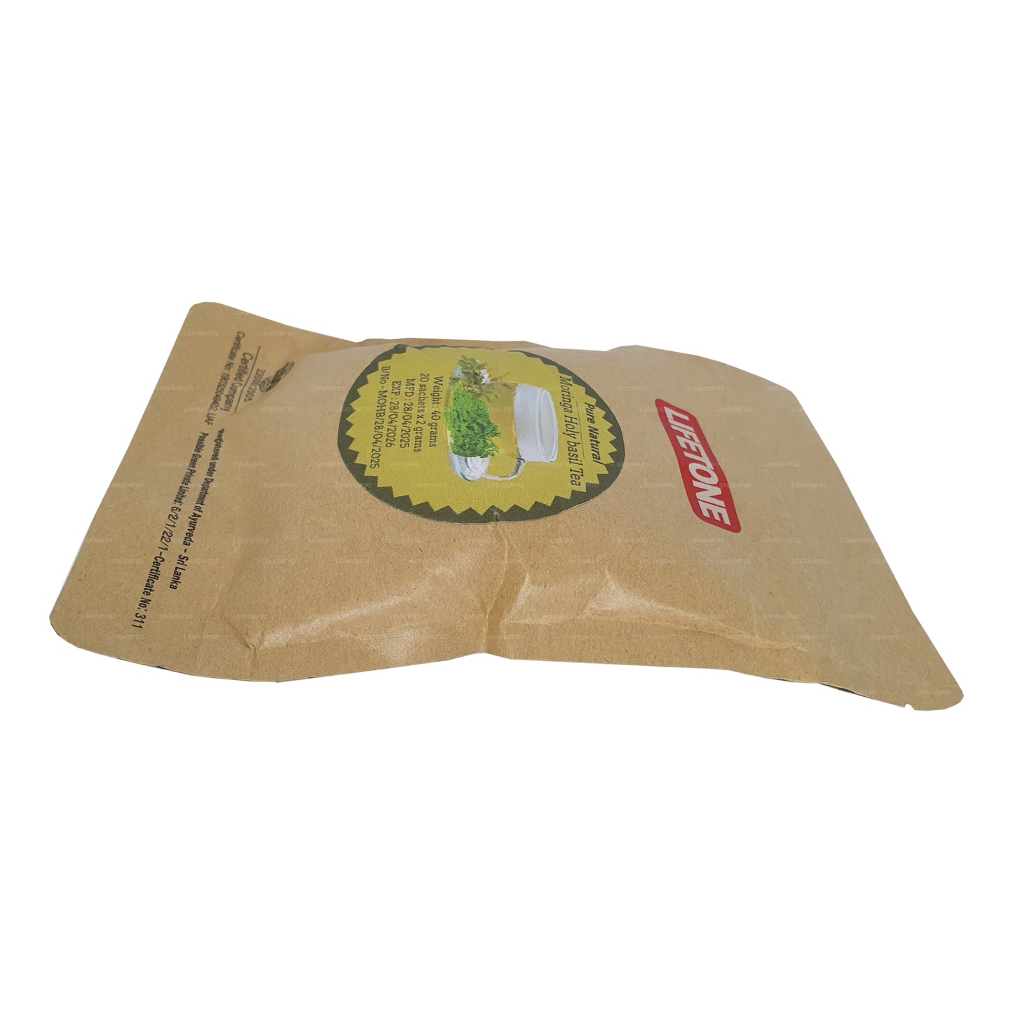 Lifetone Moringa Heiliger Basilikum-Tee (40 g)