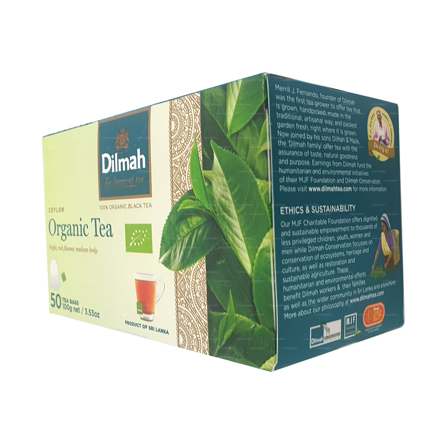 Dilmah Bio-Tee (100 g) 50 Teebeutel