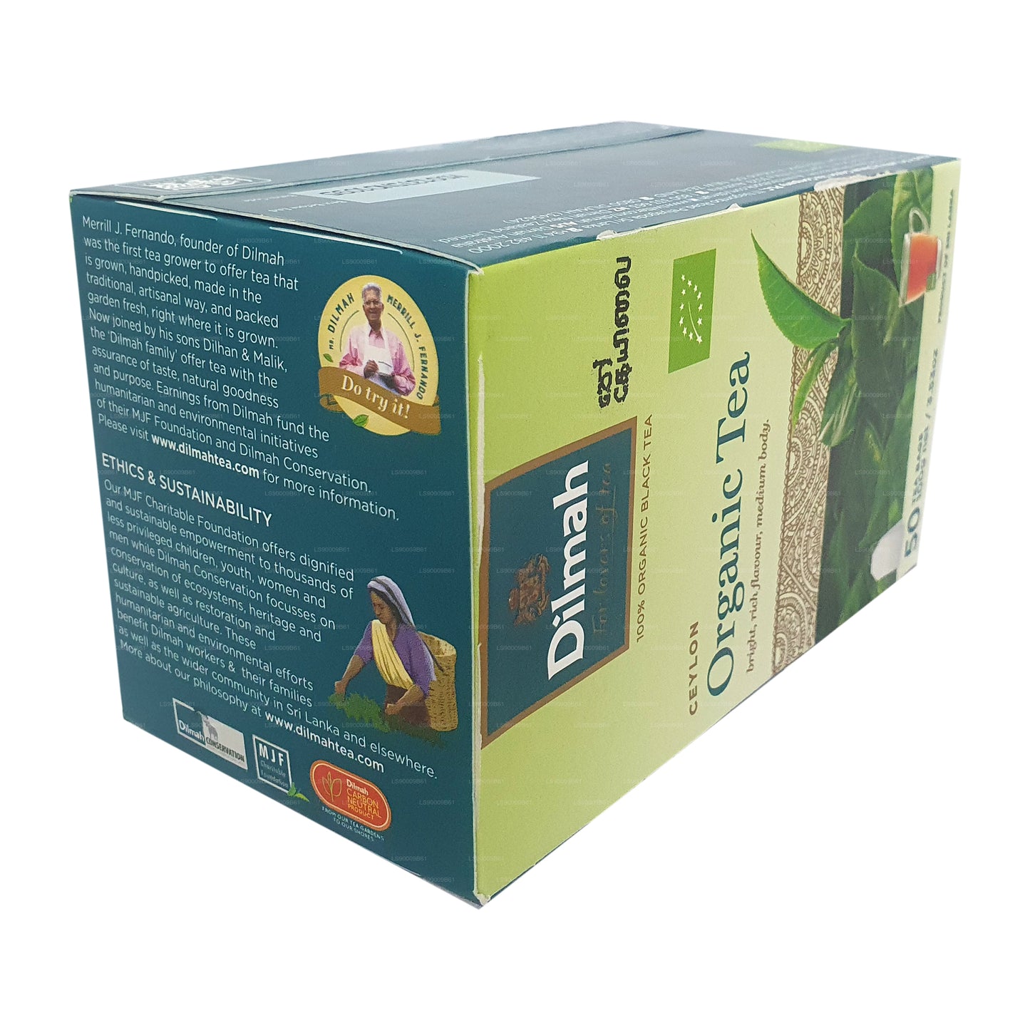 Dilmah Bio-Tee (100 g) 50 Teebeutel