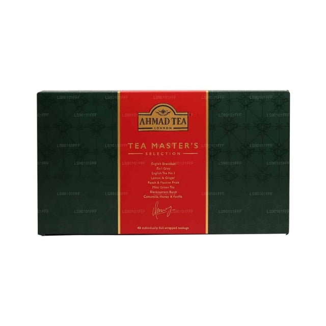 Ahmad Tea Tea Master's Selection (8x6 TB) 48-Folien-Teebeutel-Box (Rot und Grün)