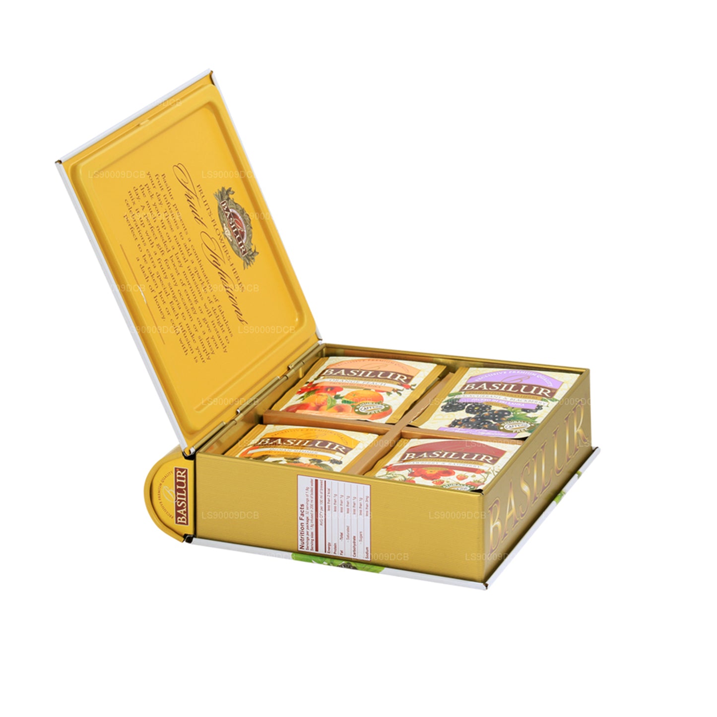 Basilur Teebuch „Fruit Infusions – Summer Fiesta“ (57,6 g) Caddy