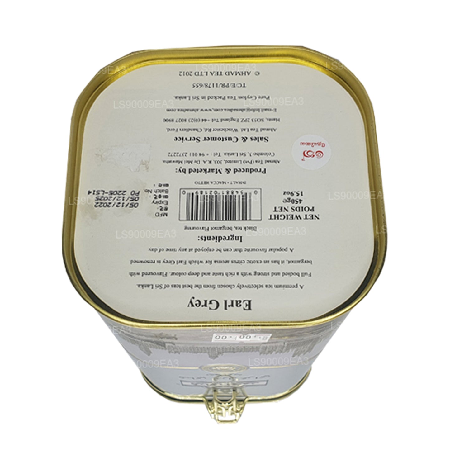 Ahamad Earl Grey Schwarztee mit Bergamottegeschmack (450 g)