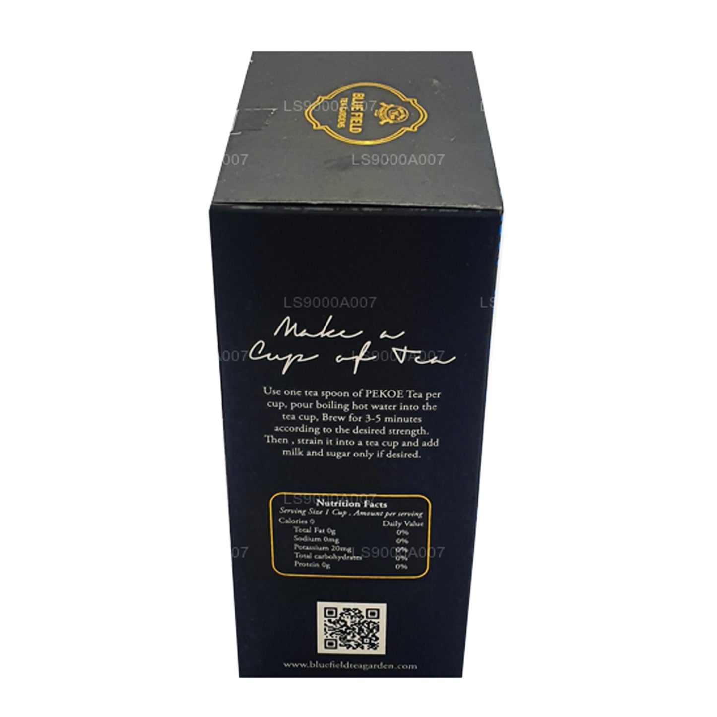 Blue Field Pure Ceylon PEKOE-Grade Schwarzer loser Tee (100 g)
