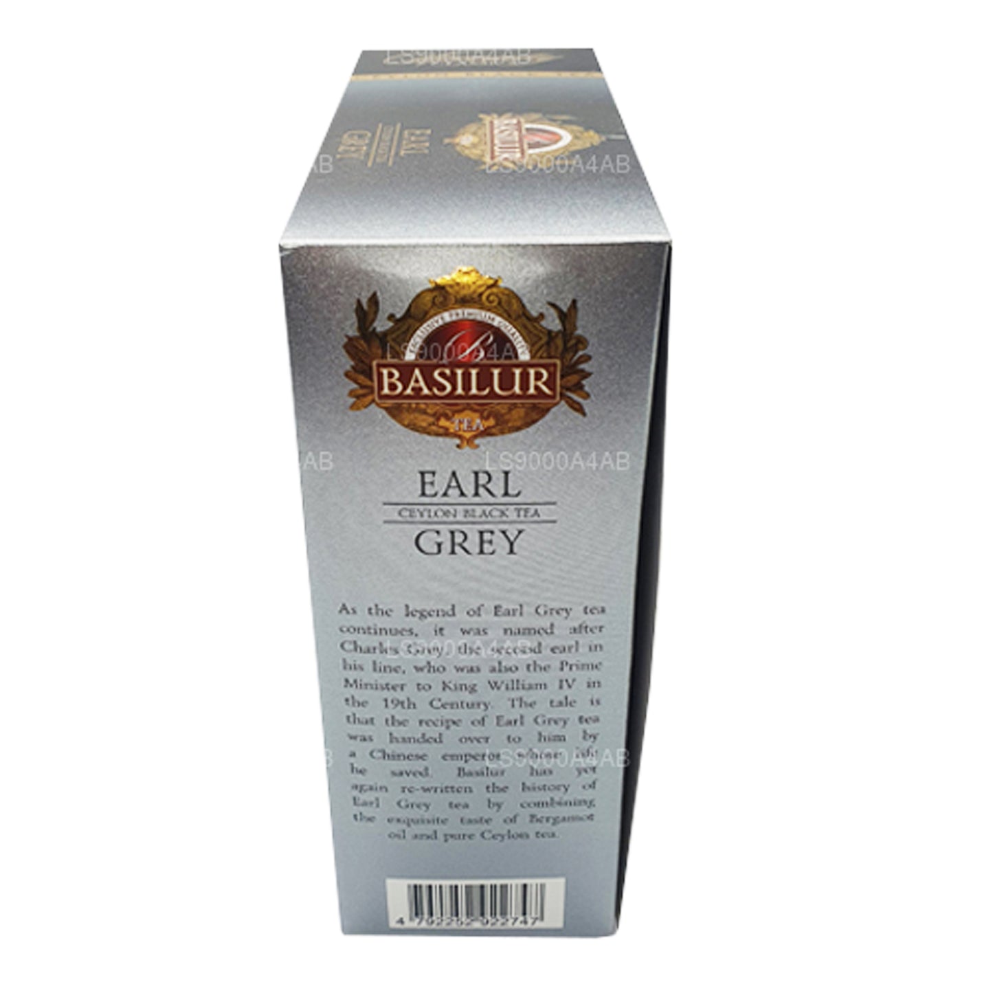 Basilur Speciality Classics Earl Grey Ceylon Schwarztee (200 g) 100 Teebeutel