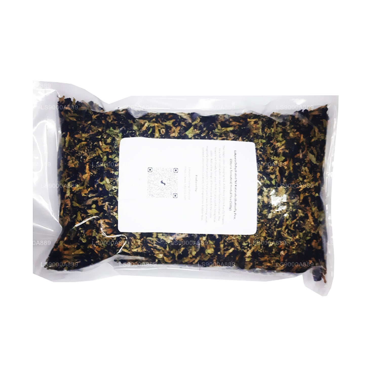 Lakpura Dehydrierter Nil Katarolu (Schmetterlingserbse; Clitoria Ternatea) Kräutertee (40 g)