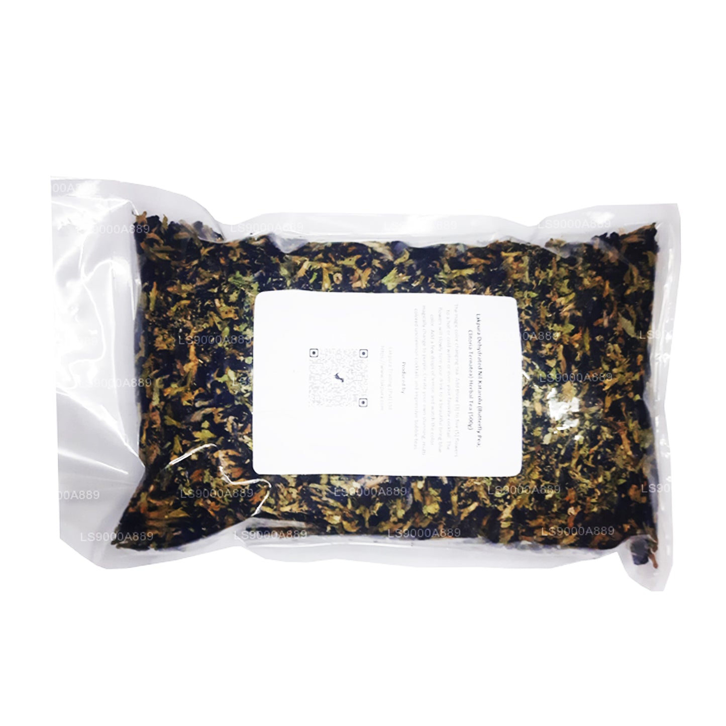 Lakpura Dehydrierter Nil Katarolu (Schmetterlingserbse; Clitoria Ternatea) Kräutertee (40 g)