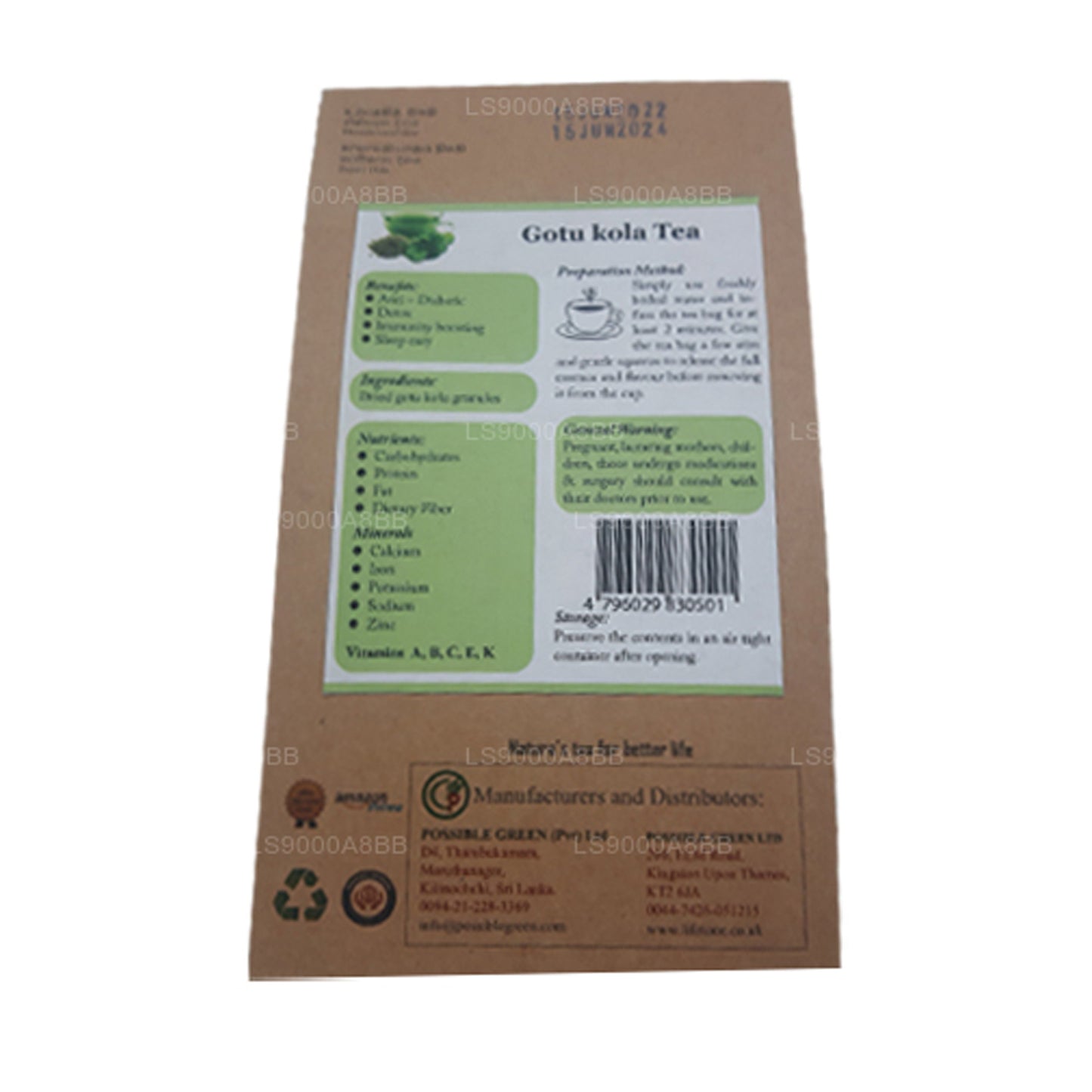 Lifetone Gotukola Tee (30 g)