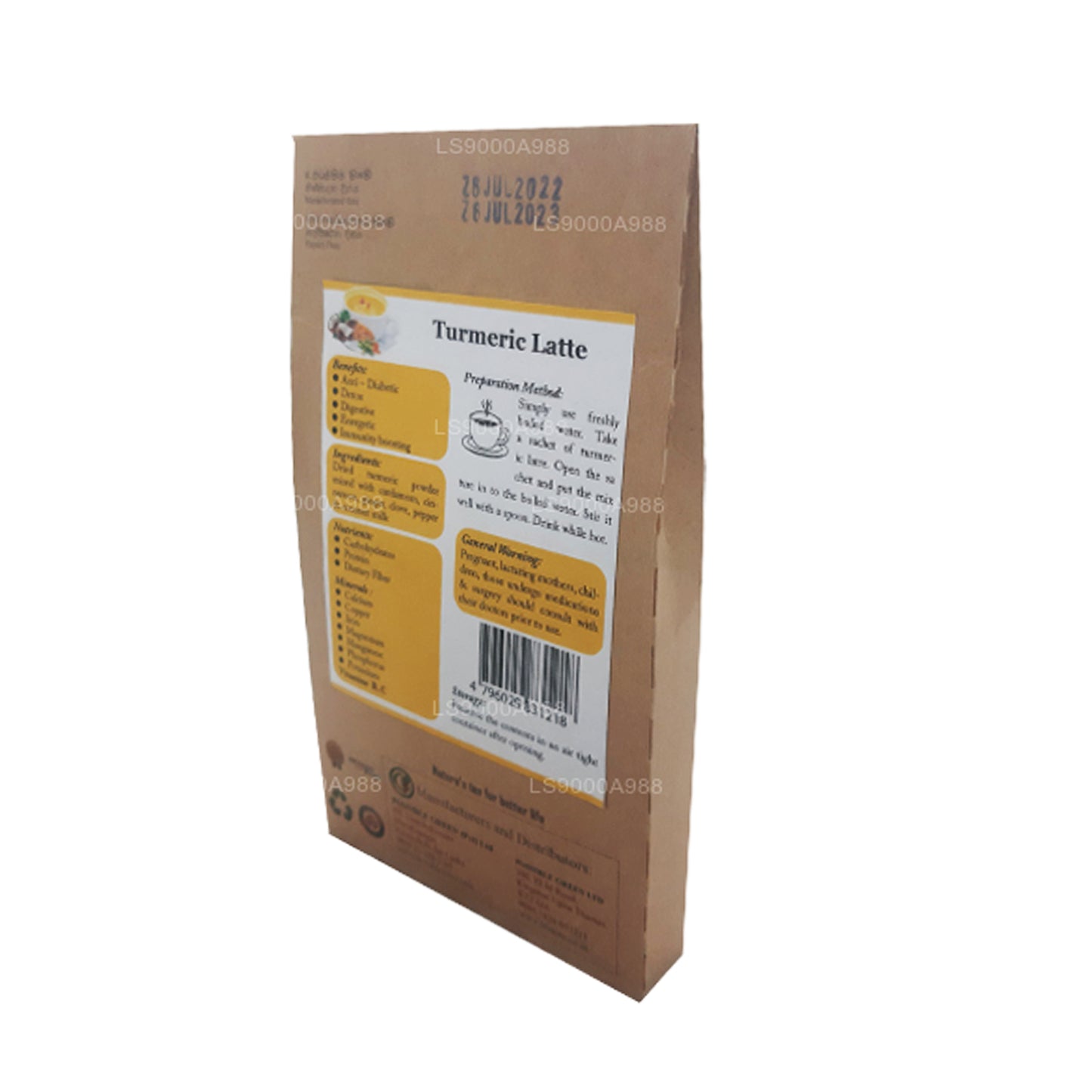 Lifetone Kurkuma Latte (40g) 20 Teebeutel