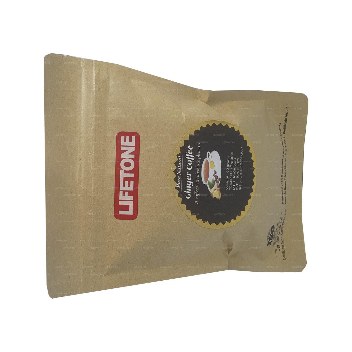Lifetone Ingwerkaffee (40 g) 20 Teebeutel