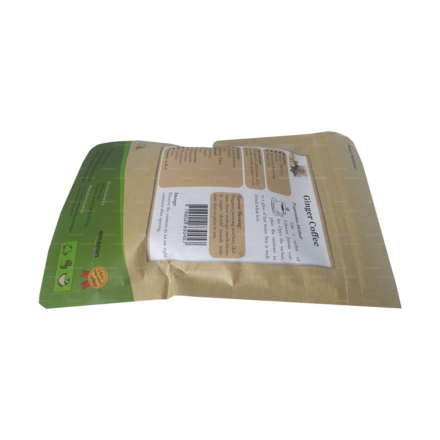 Lifetone Ingwerkaffee (40 g) 20 Teebeutel