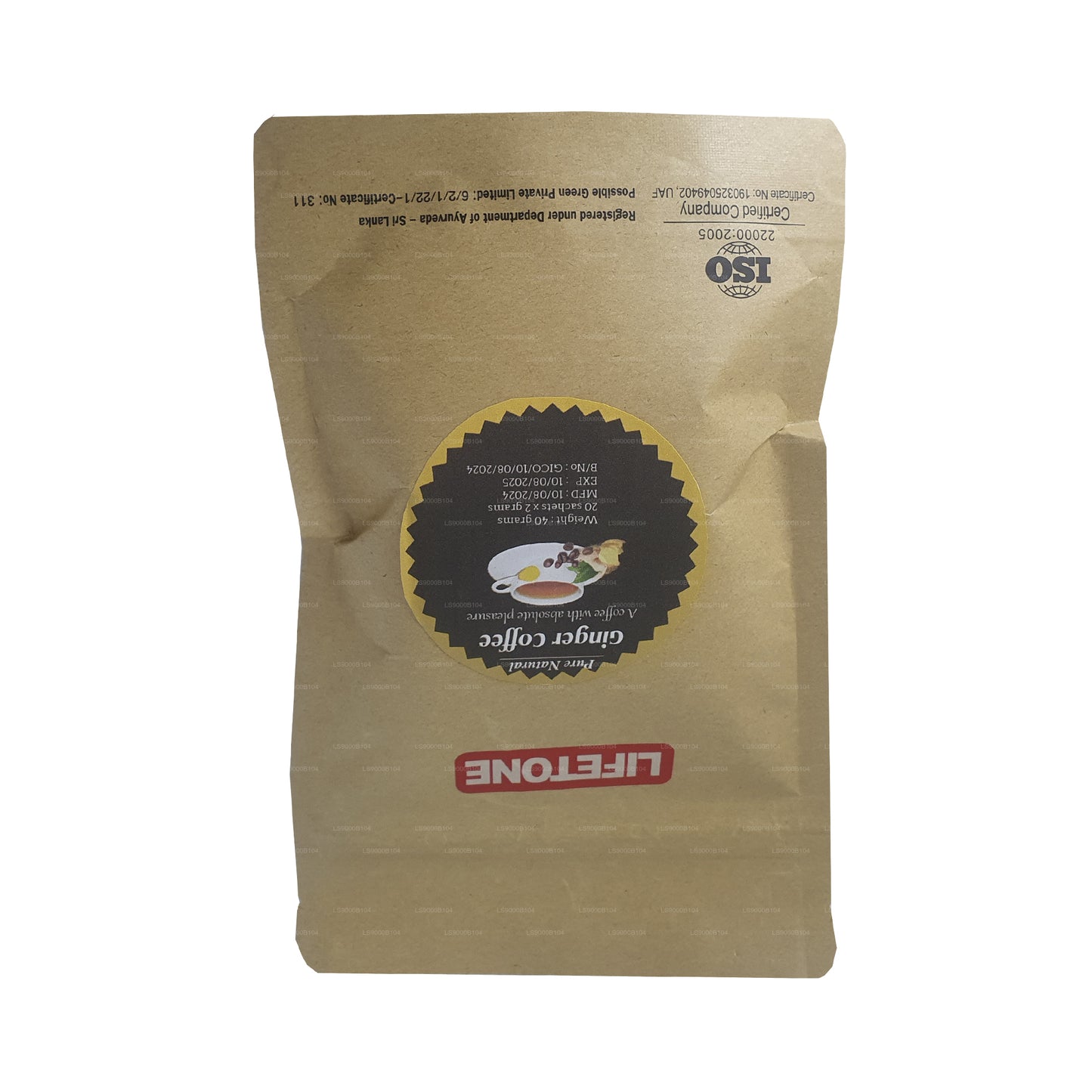 Lifetone Ingwerkaffee (40 g) 20 Teebeutel