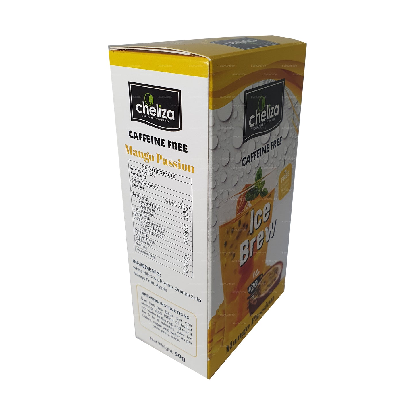 Cheliza Ice Brew Mango Passion Flavoerd Tee (50g) 20 Teebeutel