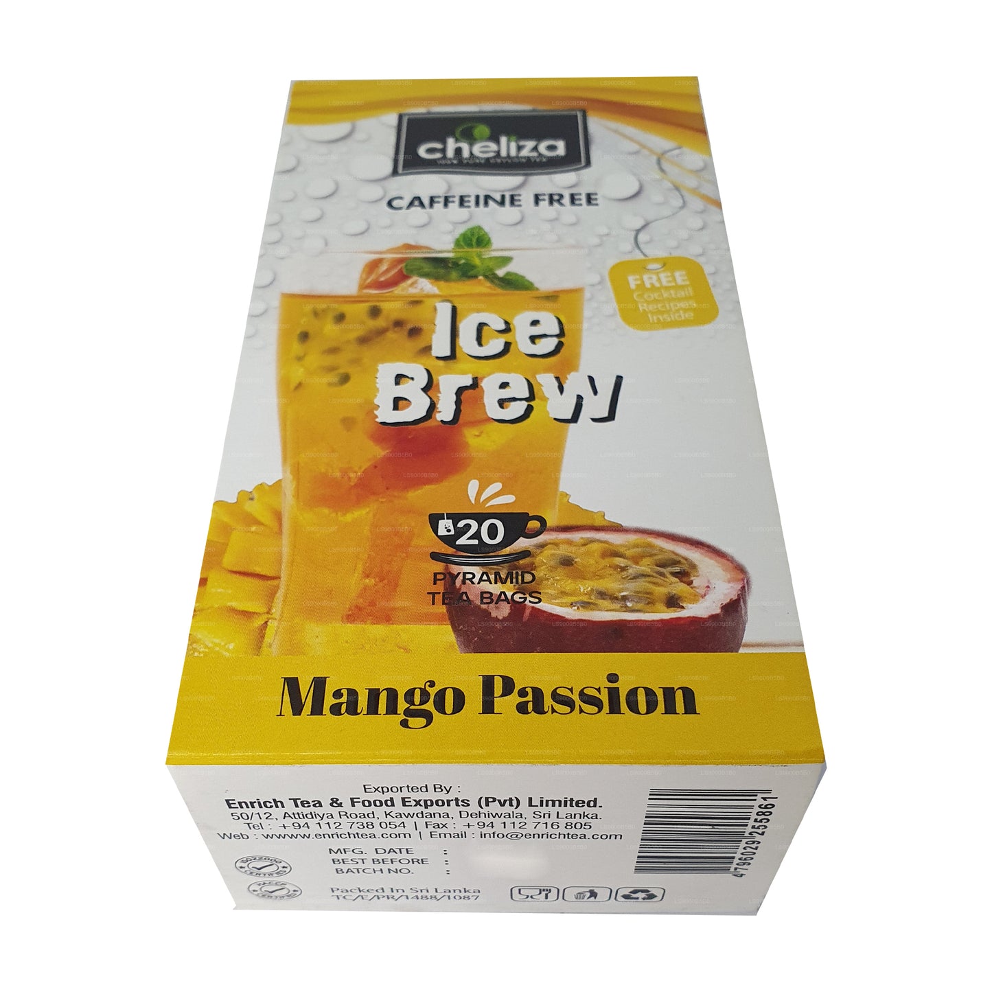 Cheliza Ice Brew Mango Passion Flavoerd Tee (50g) 20 Teebeutel