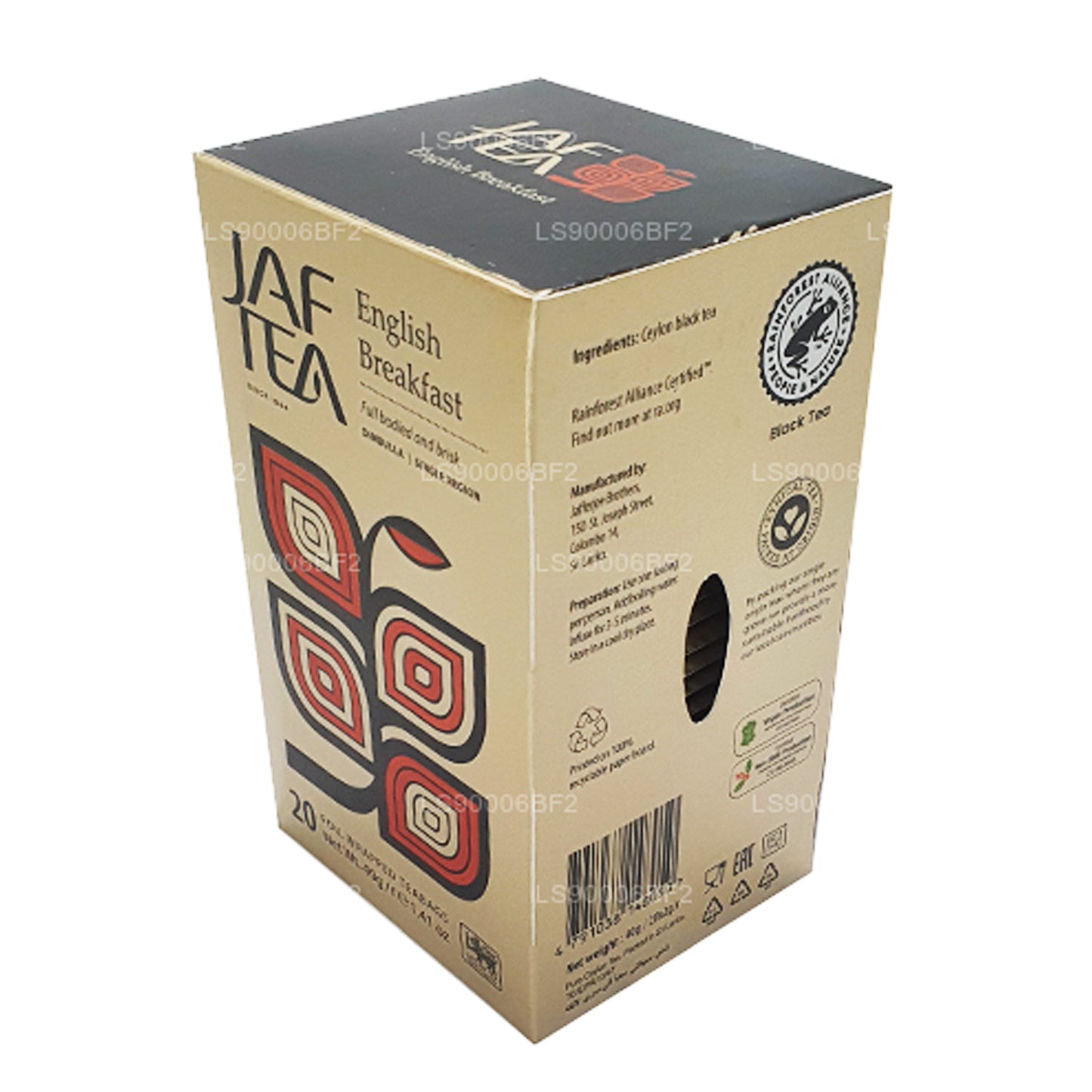 Jaf Tea Englisches Frühstück (40 g) 20 Teebeutel