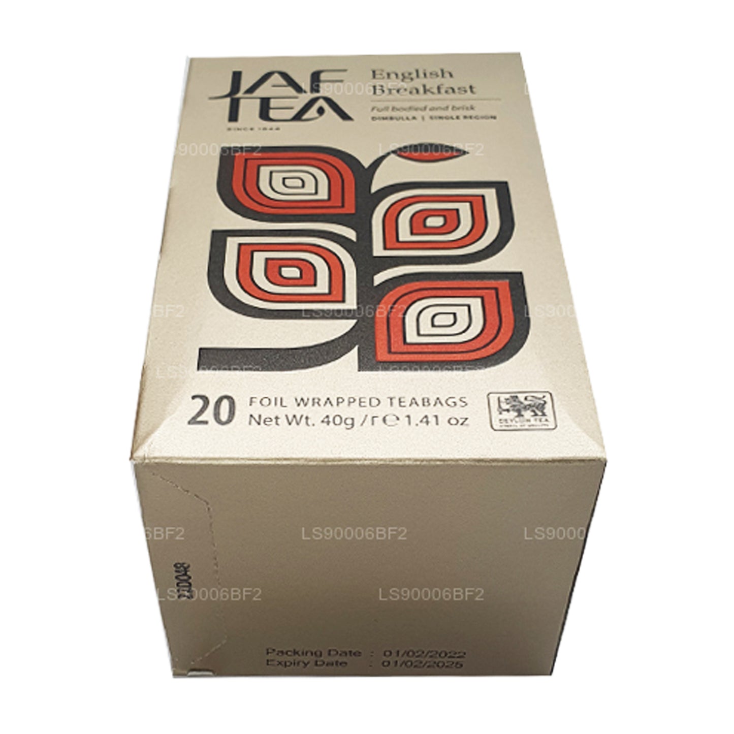 Jaf Tea Englisches Frühstück (40 g) 20 Teebeutel