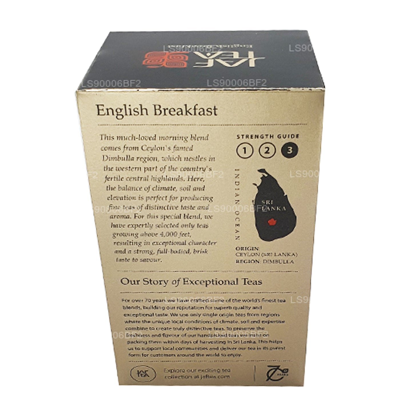 Jaf Tea Englisches Frühstück (40 g) 20 Teebeutel