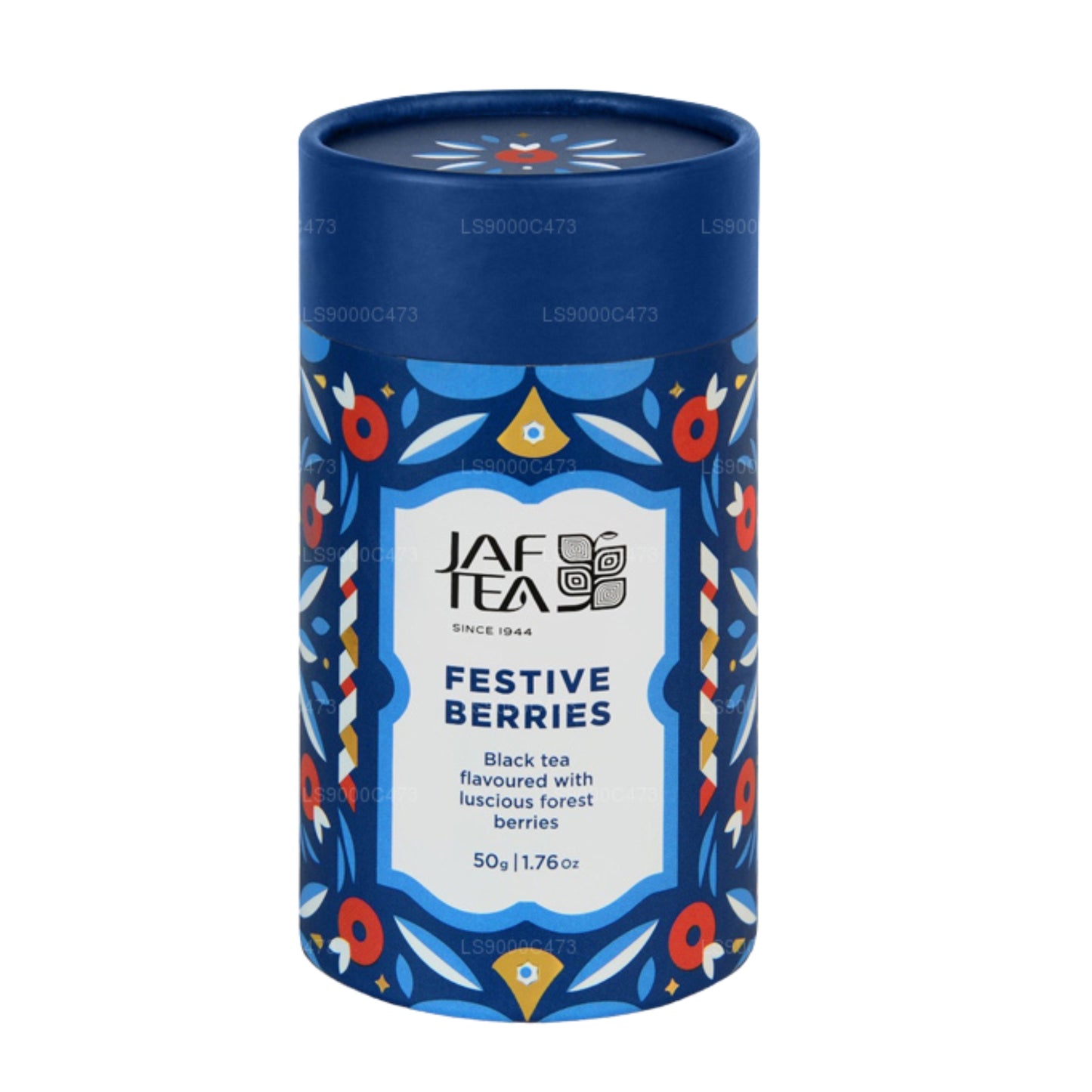 Jaf Tea Festive Berries — Schwarztee-Dose mit köstlichen Waldbeeren (50 g)