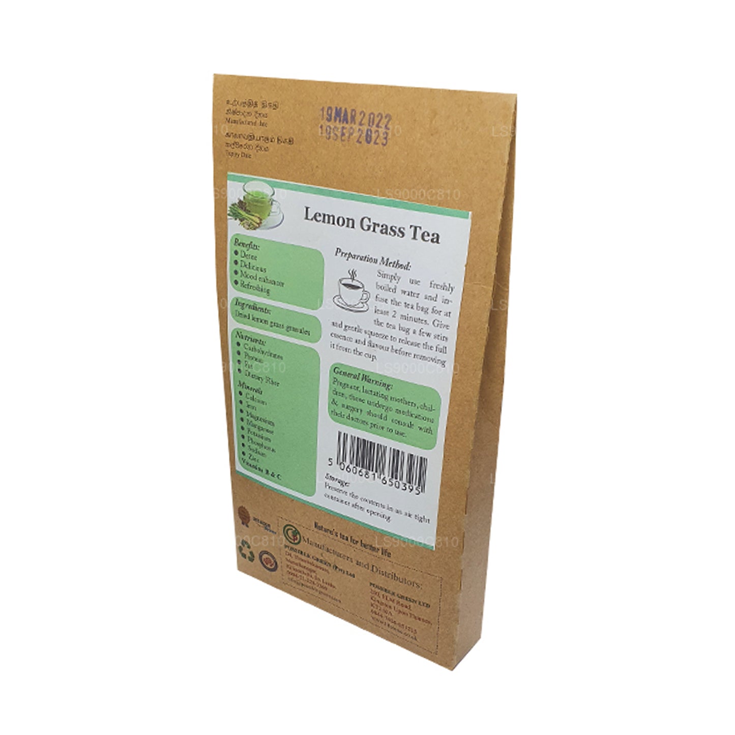 Lifetone Zitronengras-Tee (30 g)