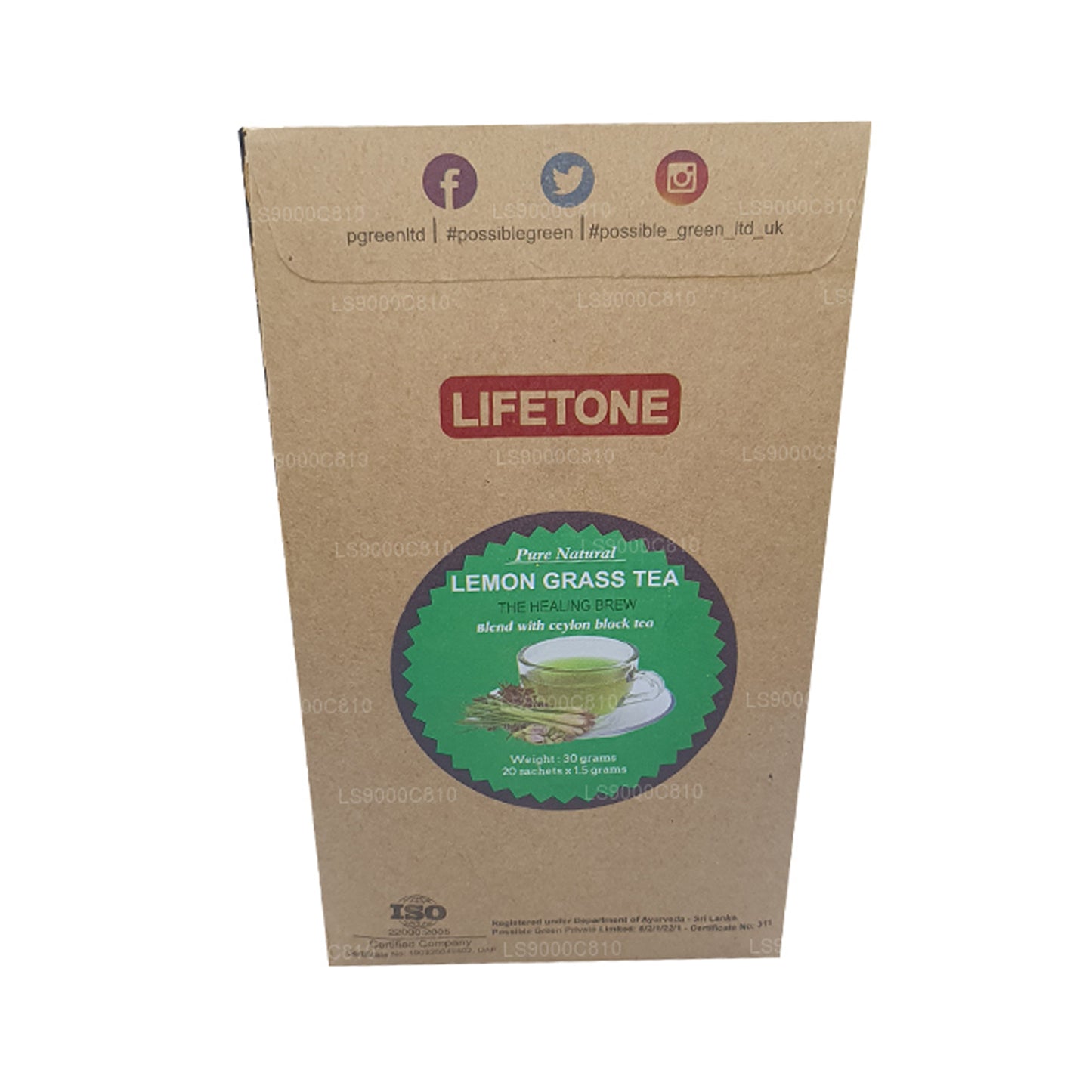 Lifetone Zitronengras-Tee (30 g)
