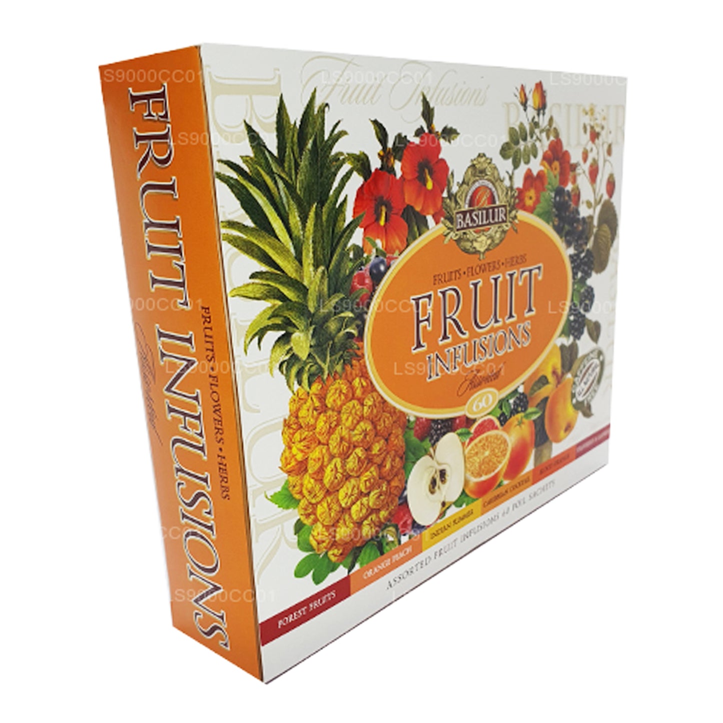Basilur Ceylon Tea „Fruit Infusions“, 60 Teebeutel, sortiert