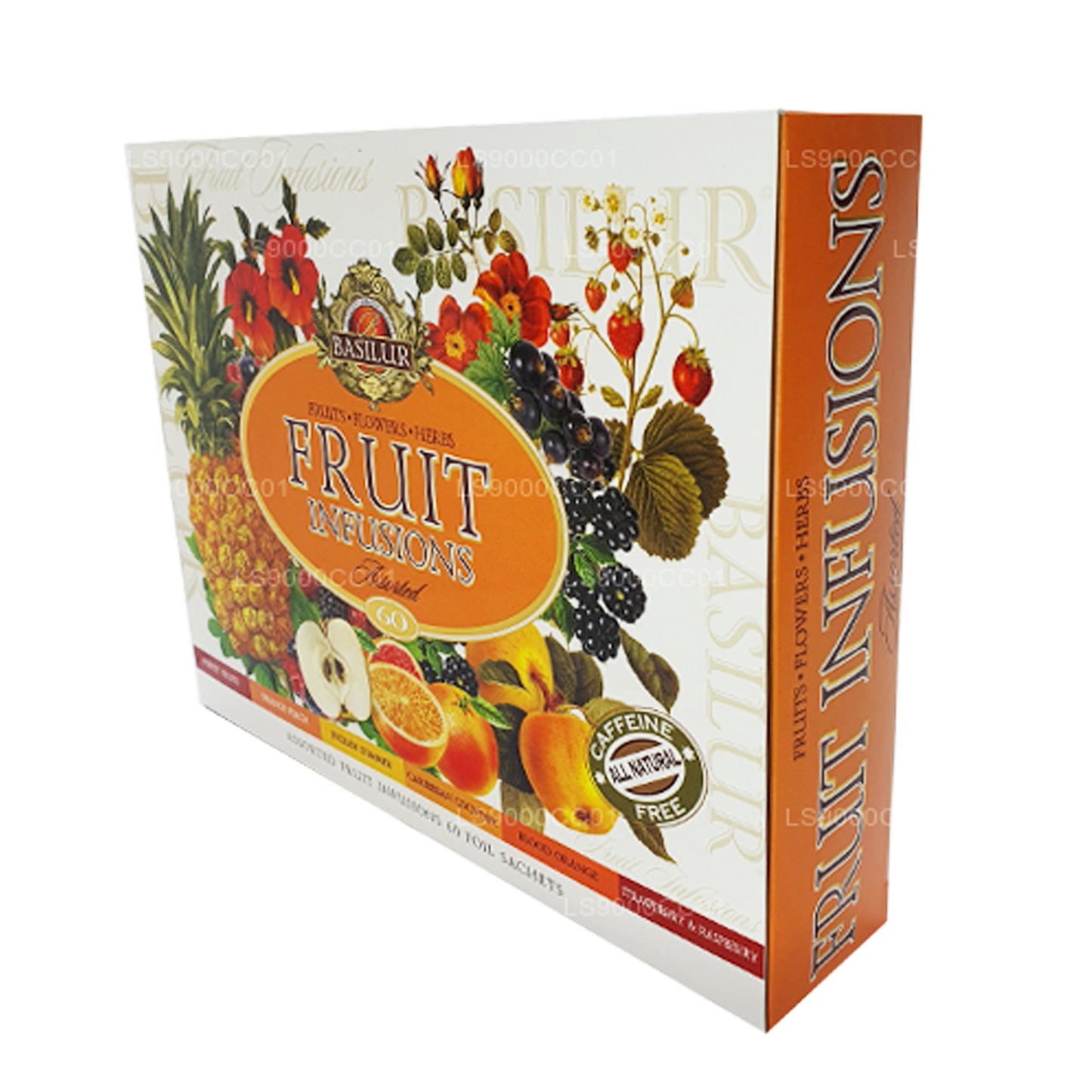 Basilur Ceylon Tea „Fruit Infusions“, 60 Teebeutel, sortiert
