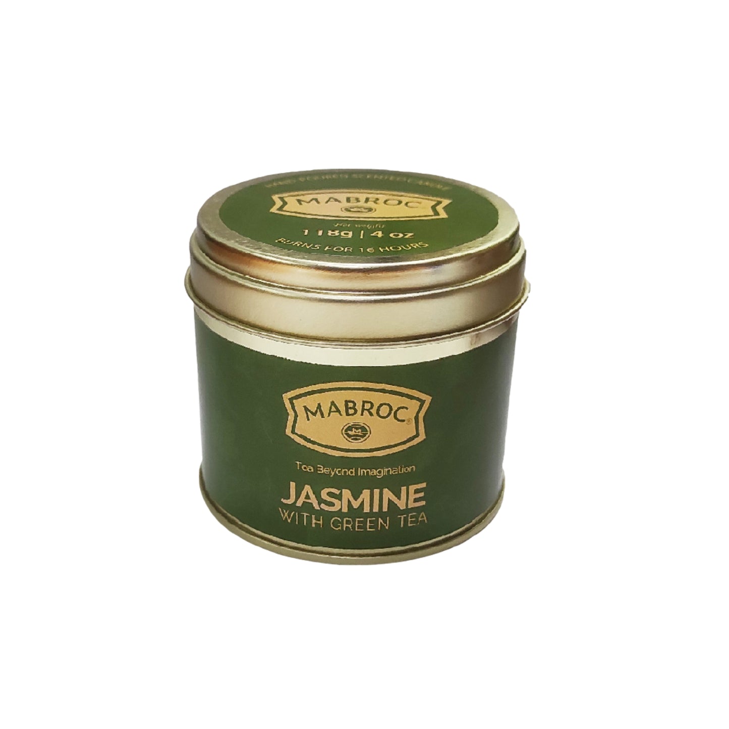 Mabroc Duftkerze Jasmin mit Grüntee (118g)