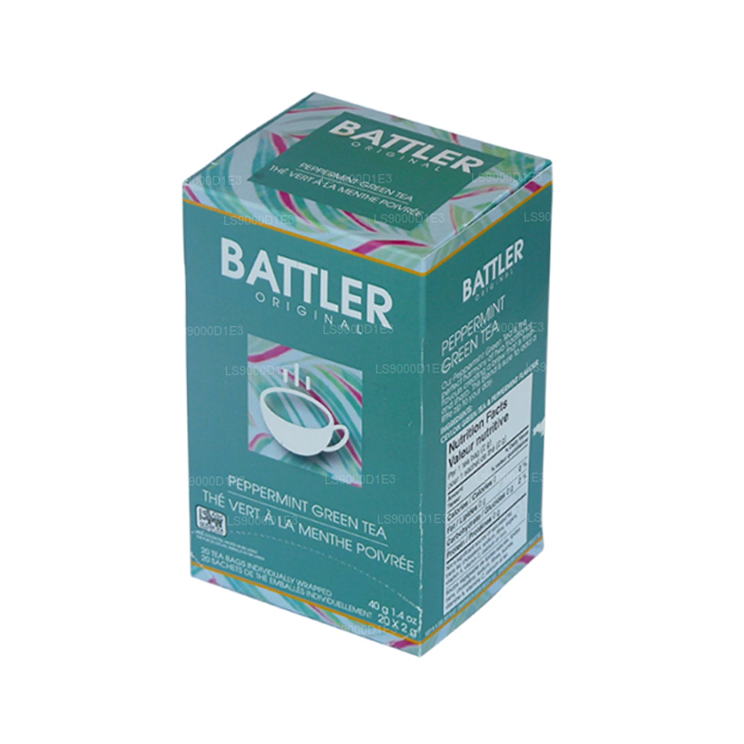 Battler Original Pfefferminz-Grüntee (40 g) 20 Teebeutel
