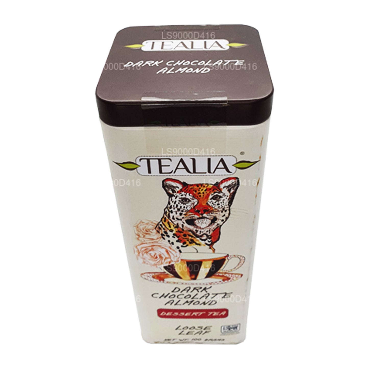 Tealia Zartbitterschokolade, lose Mandelblätter, 100 g