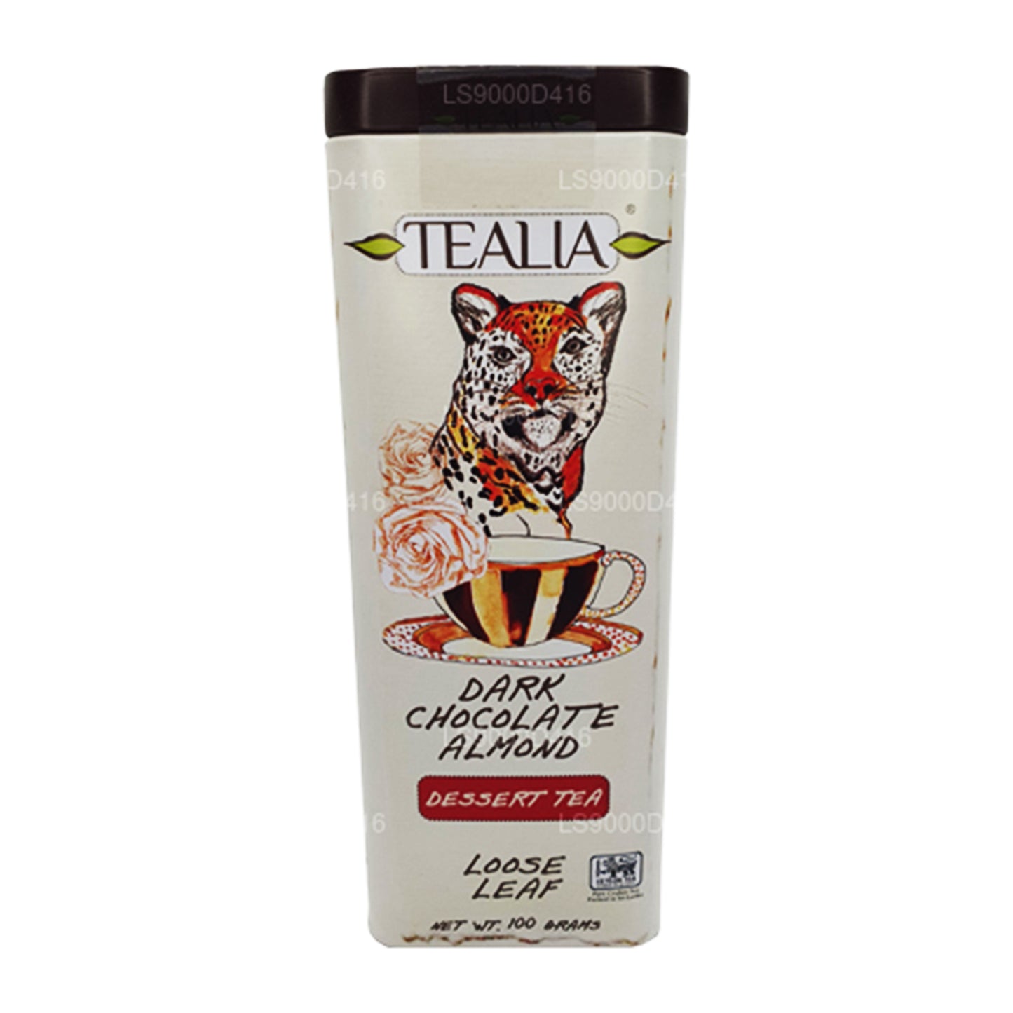Tealia Zartbitterschokolade, lose Mandelblätter, 100 g