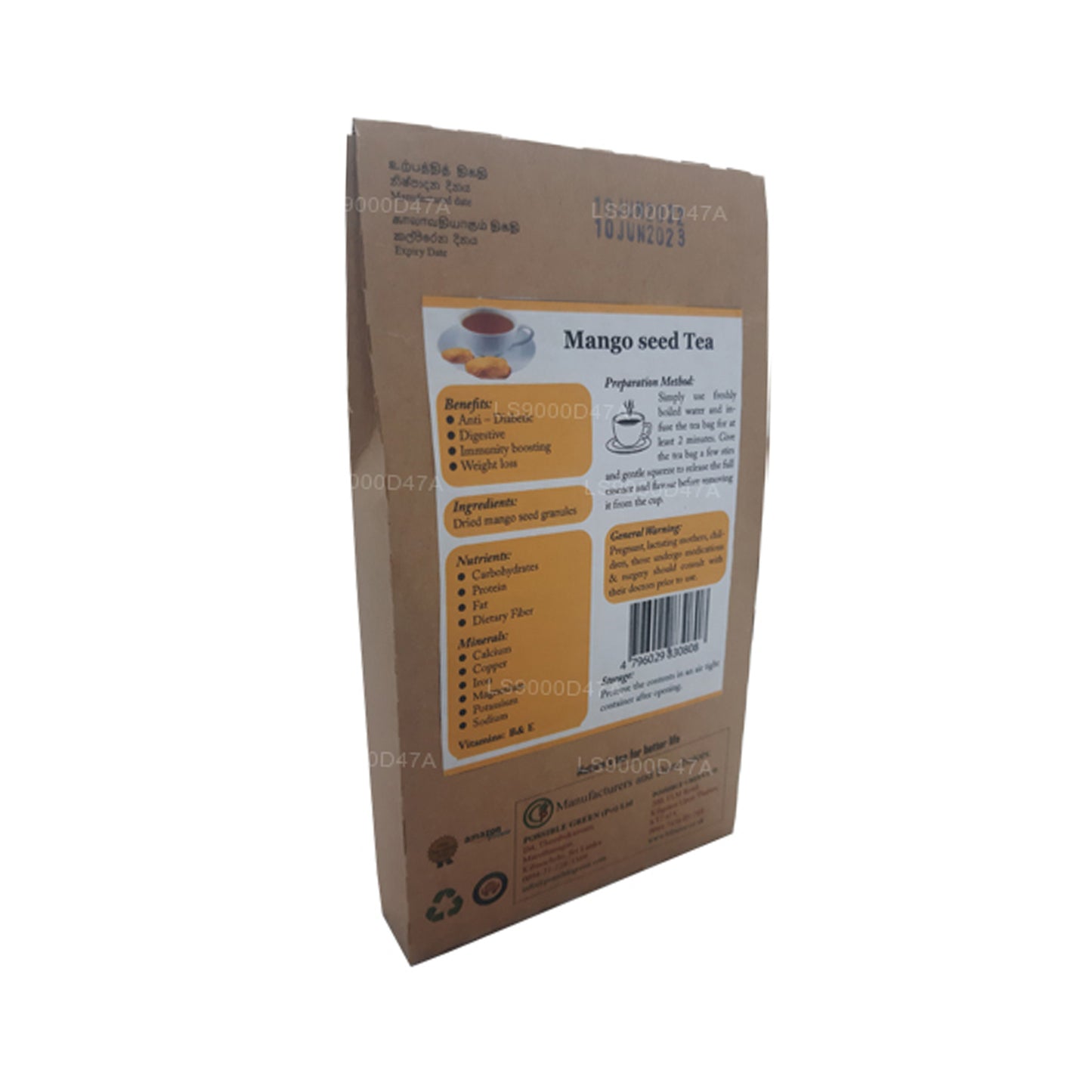 Lifetone Mangokerntee (40g)