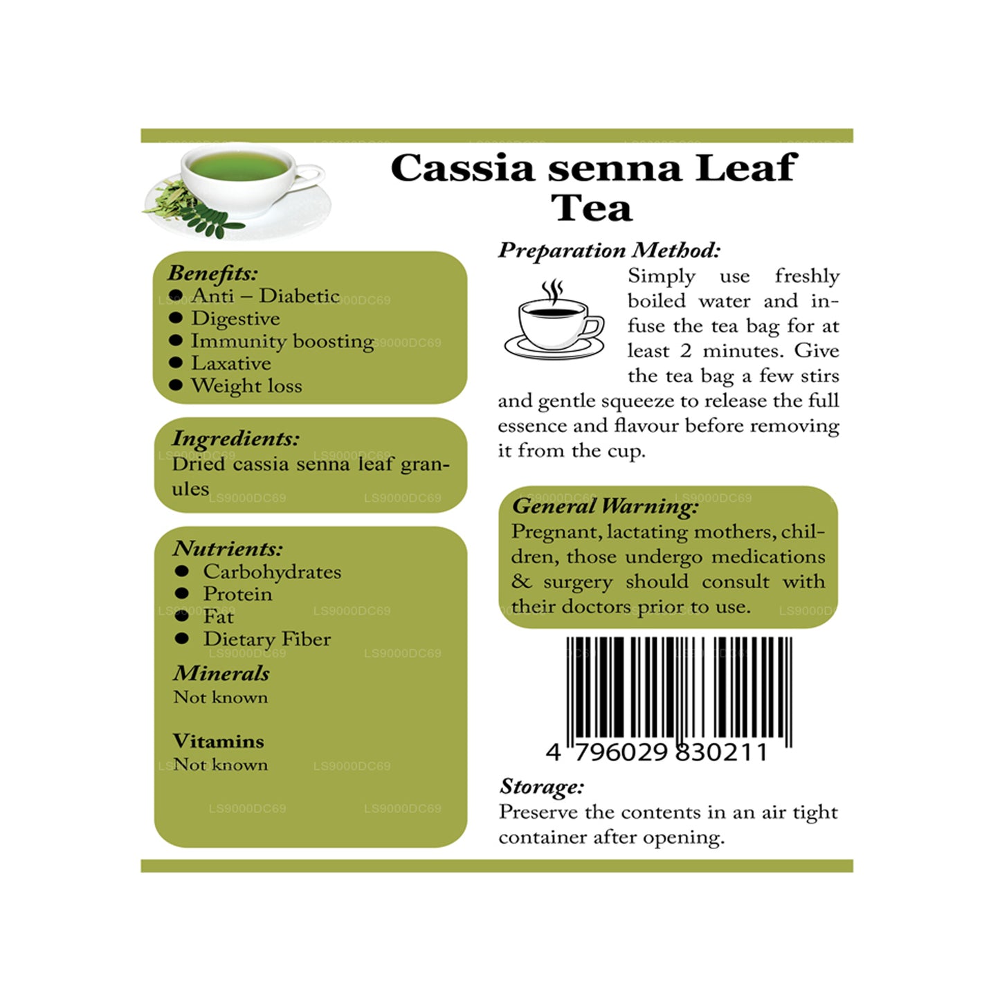 Lifetone Senna-Blatt-Tee (30g)