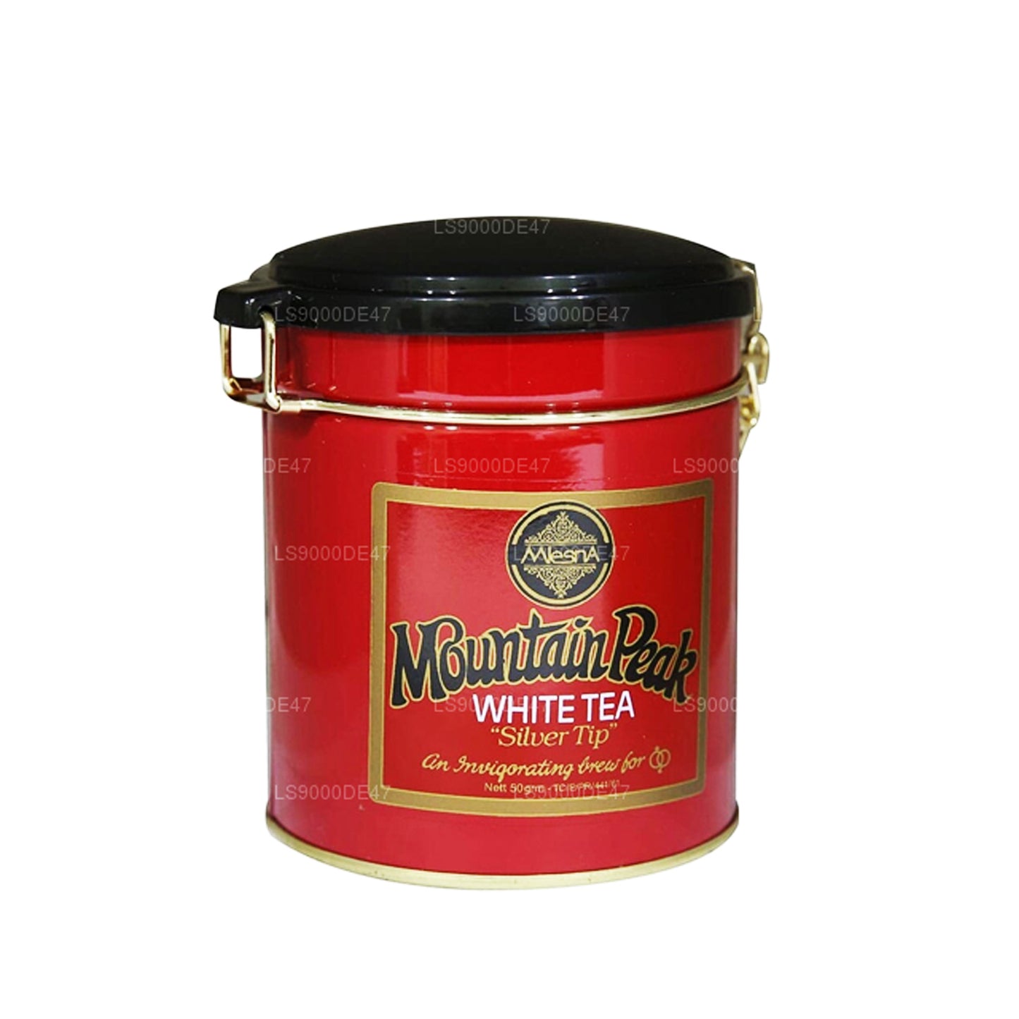 Mlesna Mountain Peak White „Silver Tip“ -Blatttee in Metalldose (50 g)