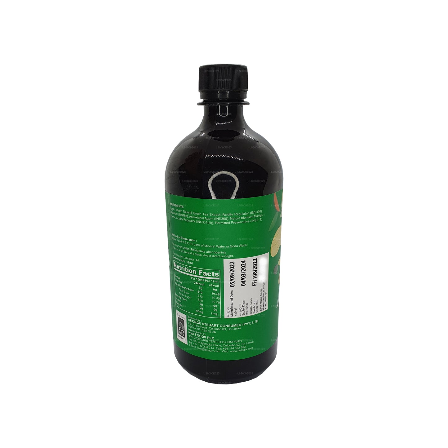 Heladiv Mango-Eisteesirup (750ml)