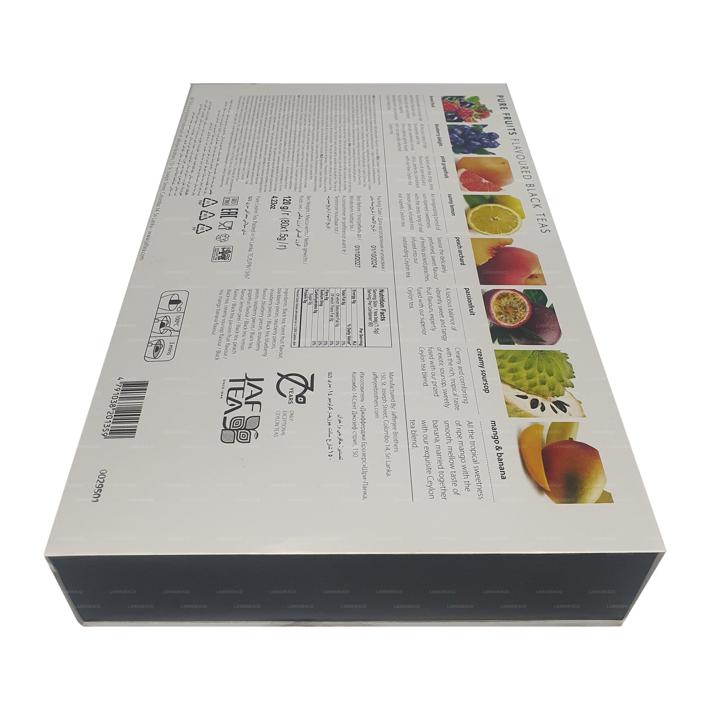 Jaf Tea Pure Fruits Collection (120 g) 80 Teebeutel