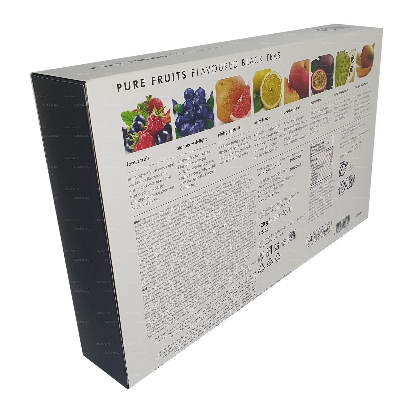 Jaf Tea Pure Fruits Collection (120 g) 80 Teebeutel