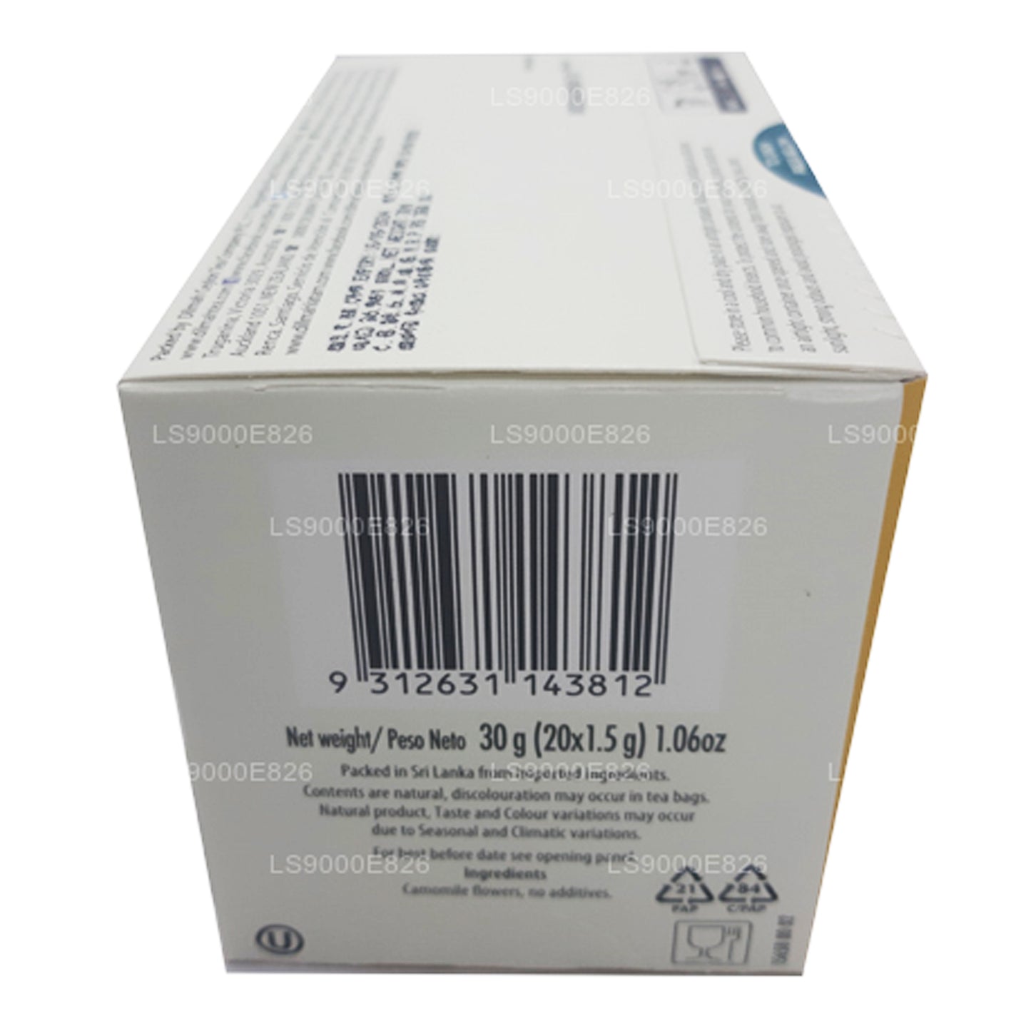 Dilmah Pure Kamillenblüten (30 g) 20 Teebeutel