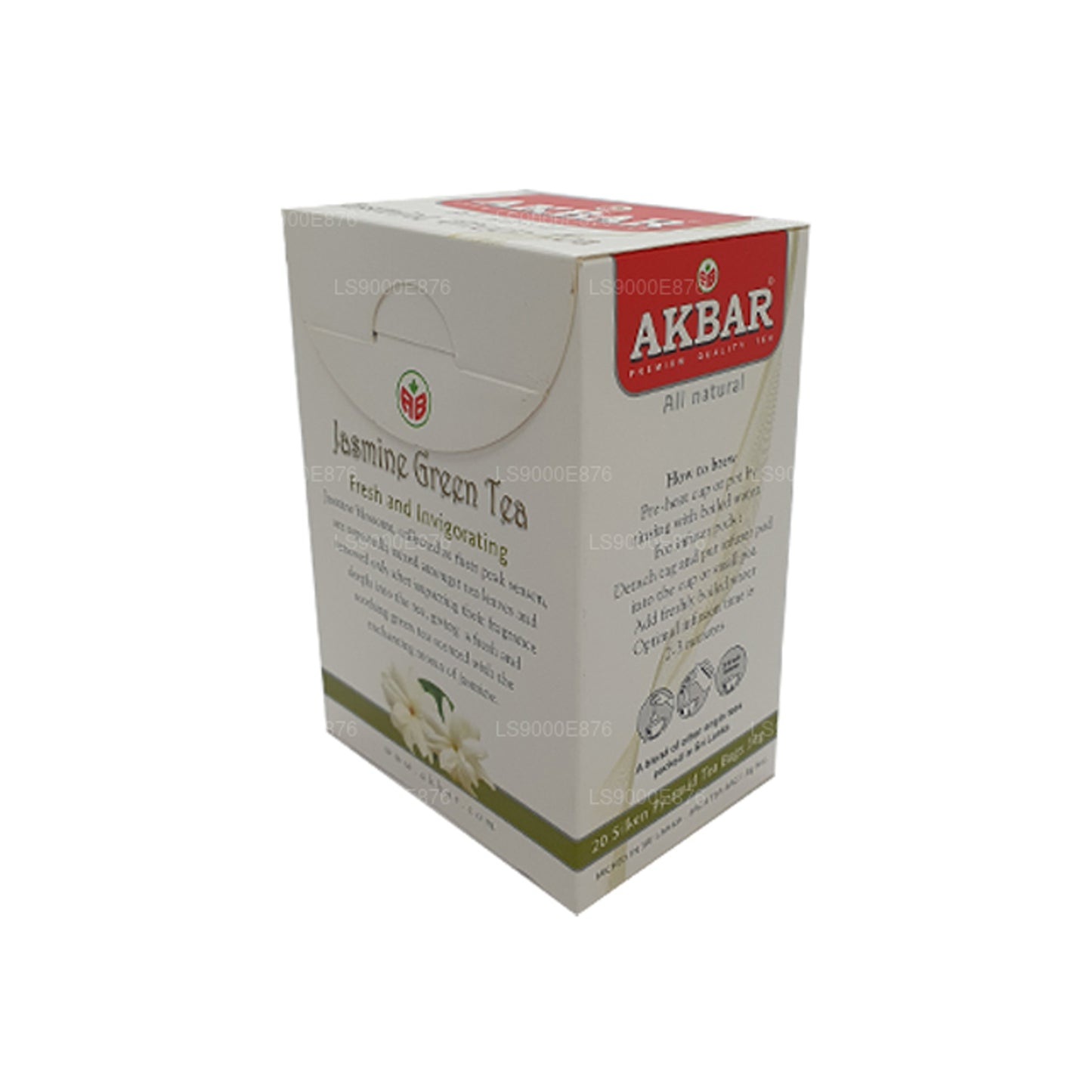 Akbar Jasmin-Grüntee (36 g) 20 Teebeutel
