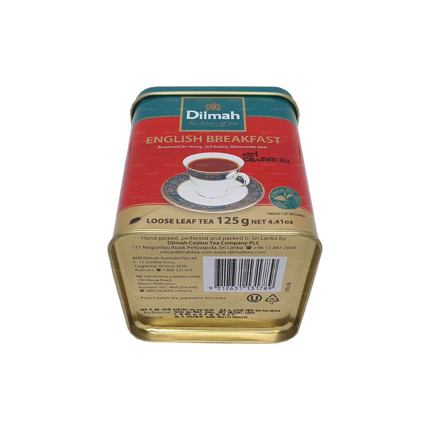 Dilmah English Breakfast Loseblatt-Tee (125 g)