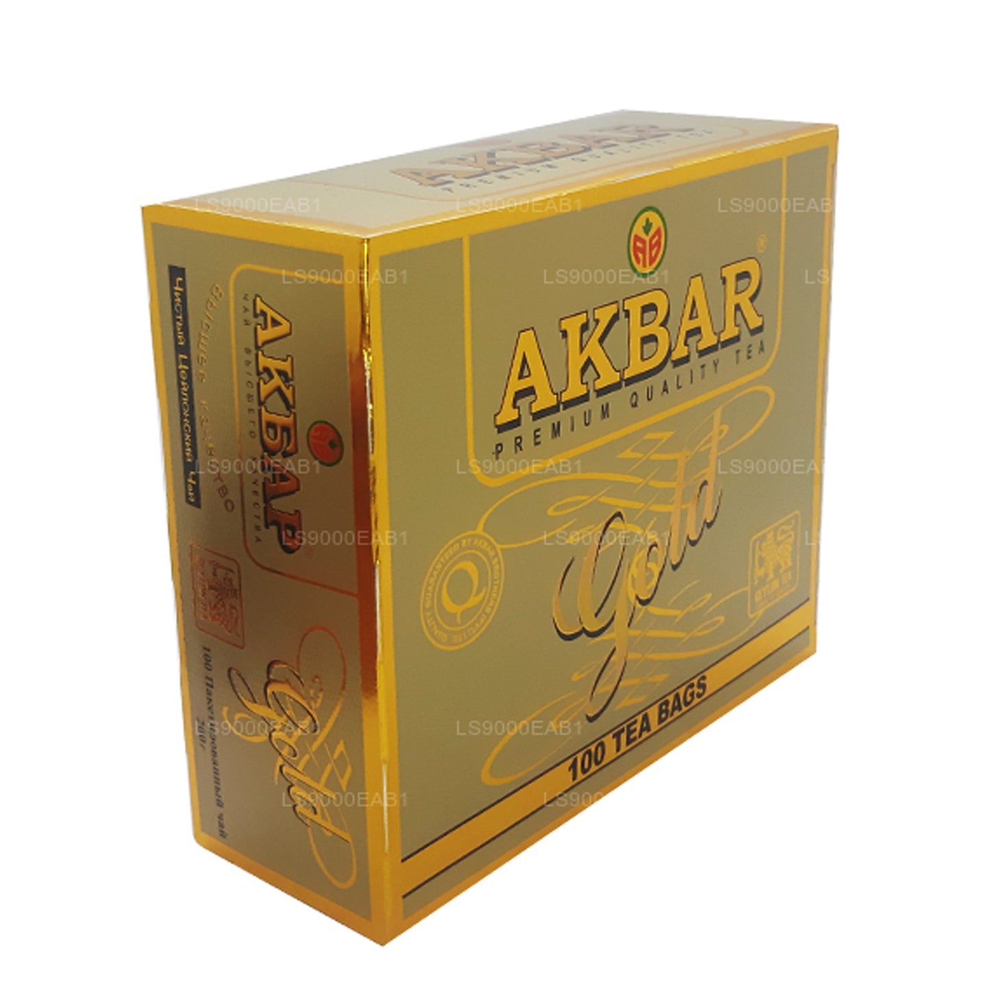 Akbar Gold Premium 100% reiner Ceylon-Tee (200 g) 100 Teebeutel
