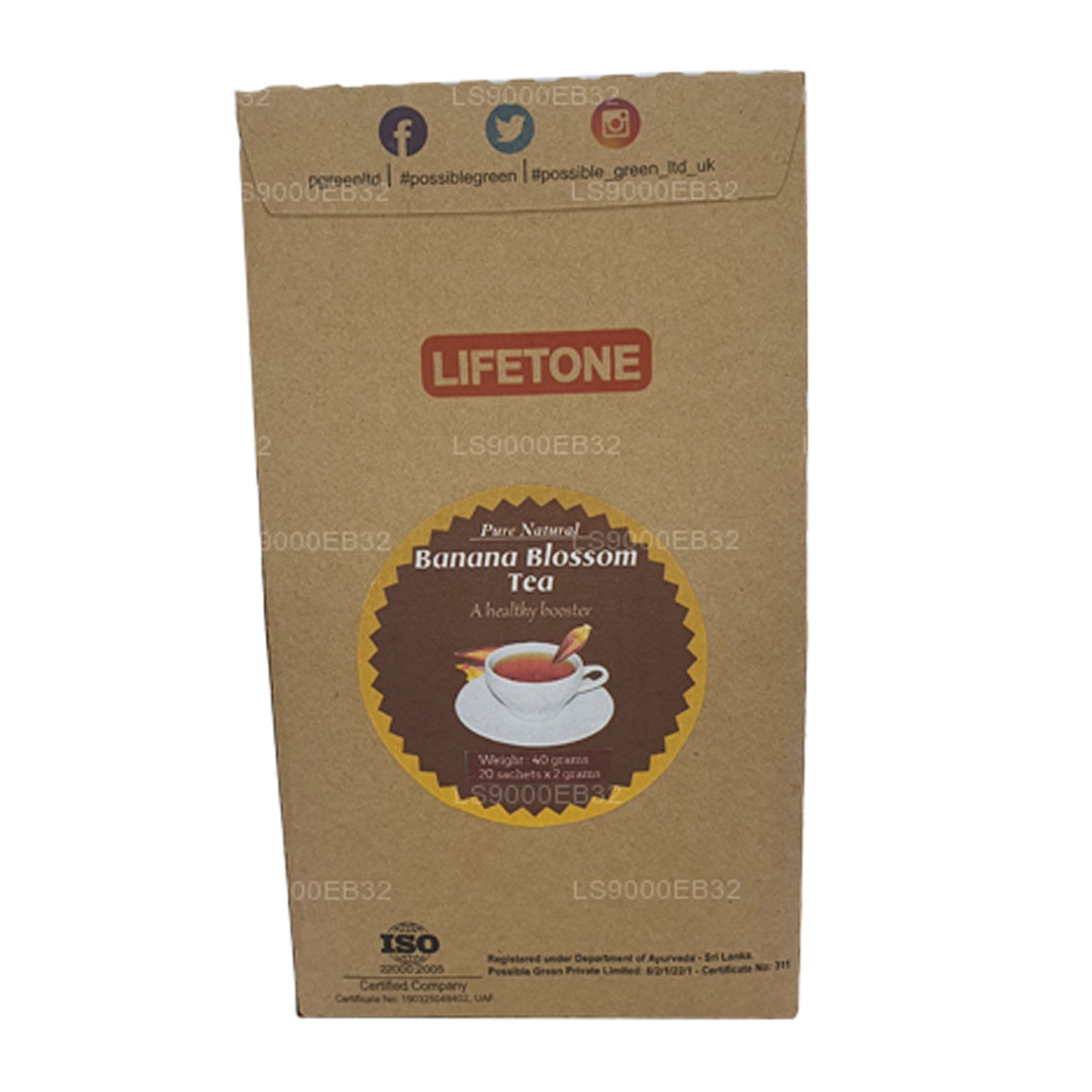 Lifetone Bananenblütentee (40 g)