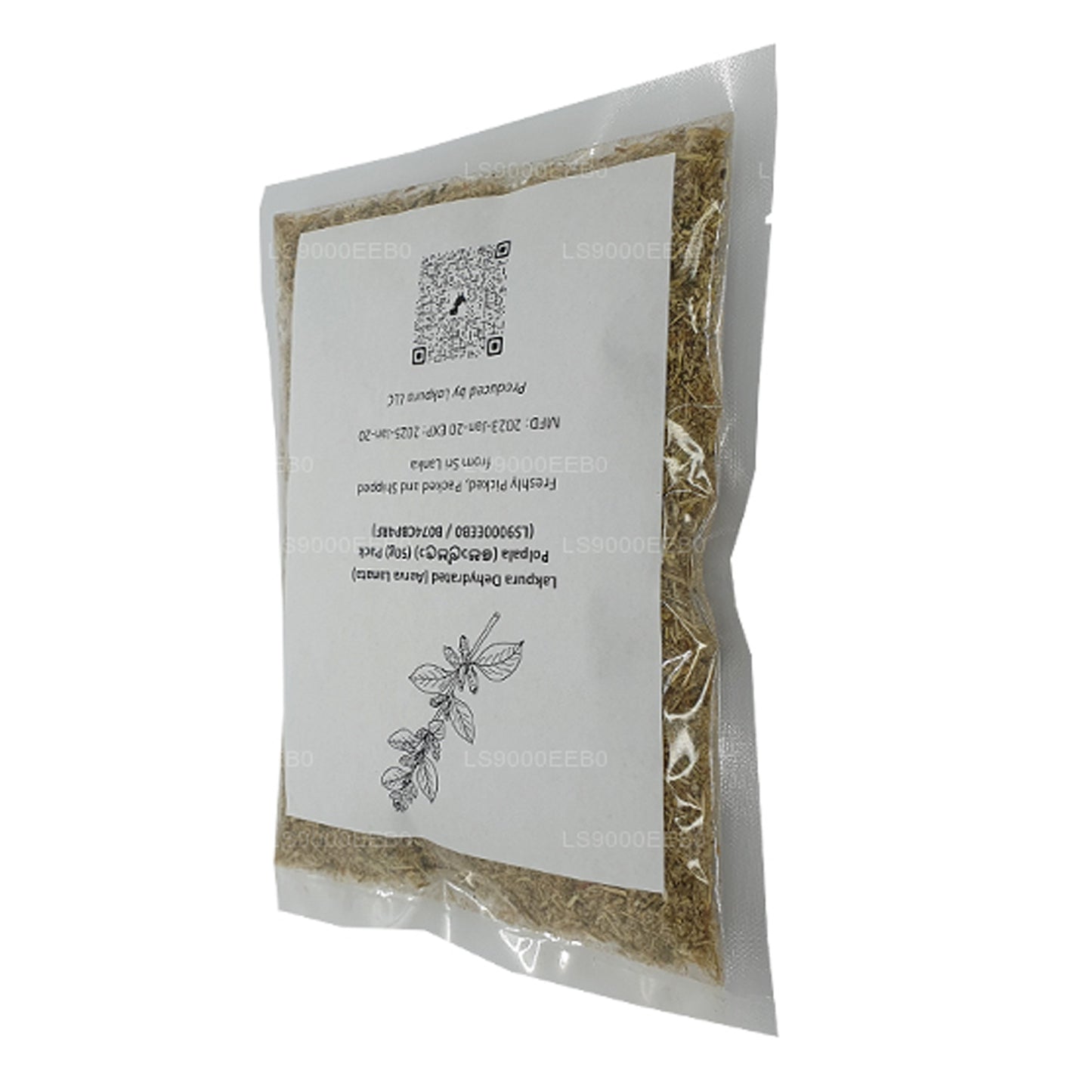 Lakpura Dehydrierte (Aerva Lanata) Polpala (100 g) Packung