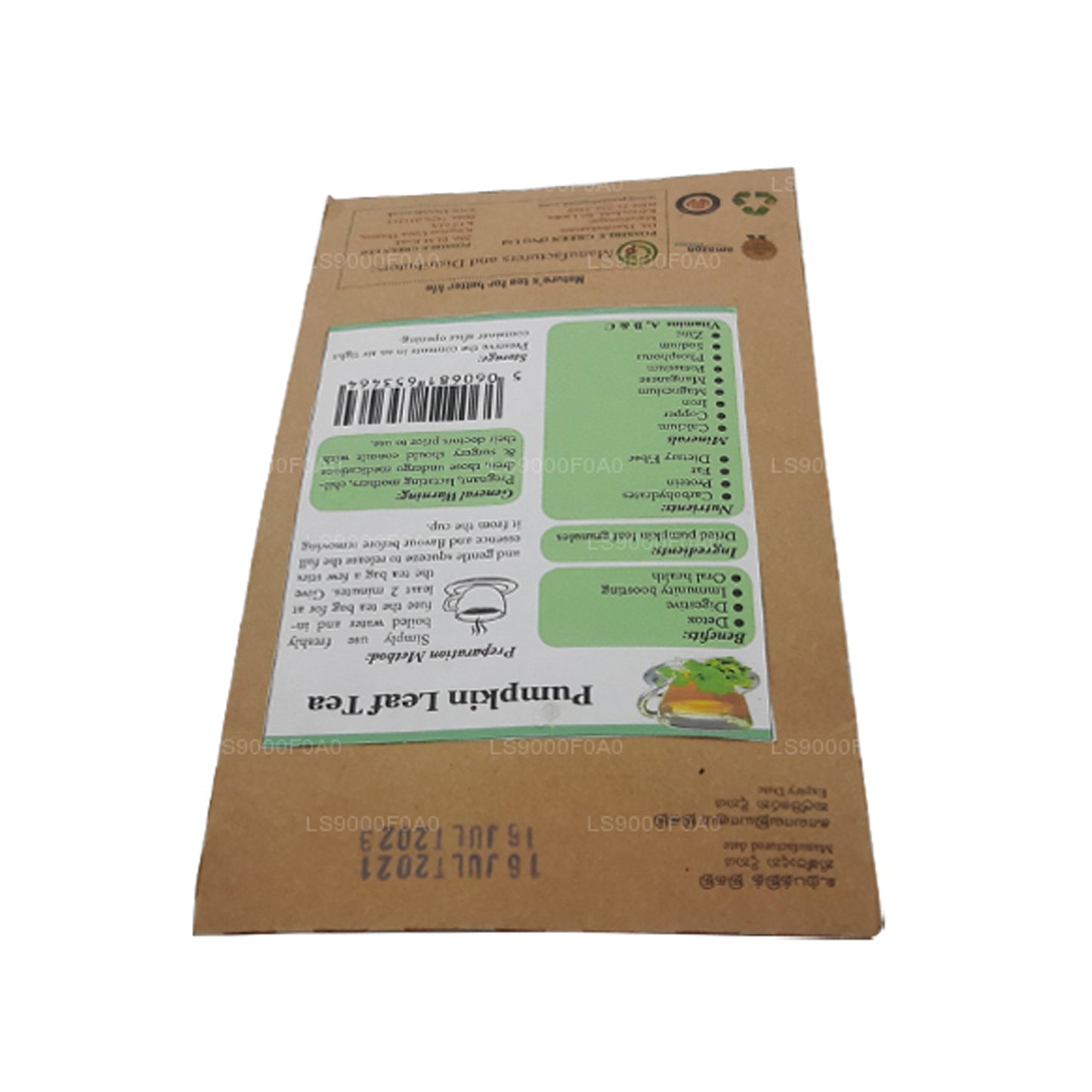 Lifetone Kürbisblatttee (40g)