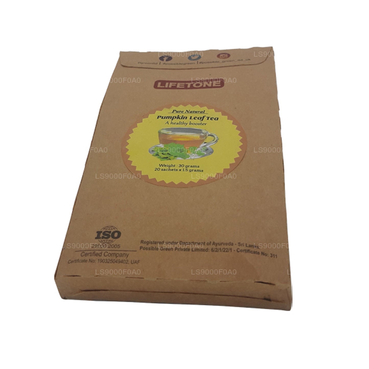 Lifetone Kürbisblatttee (40g)