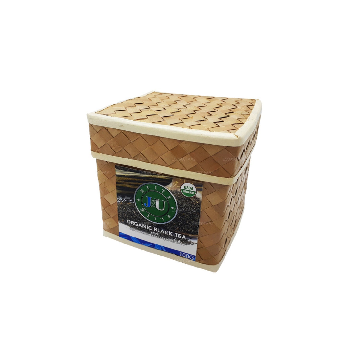 J&U Bio-BOPF reiner schwarzer Ceylon-Tee (100 g)