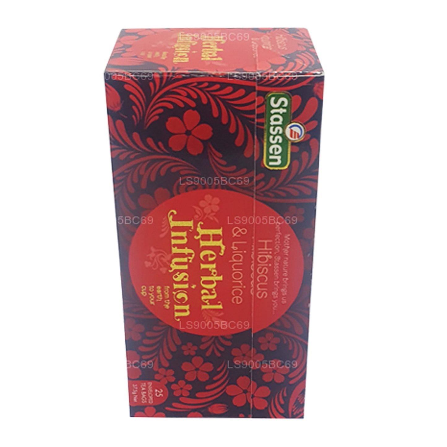 Stassen Hibiskus- und Lakritz-Kräutertee (37,5 g), 25 Teebeutel