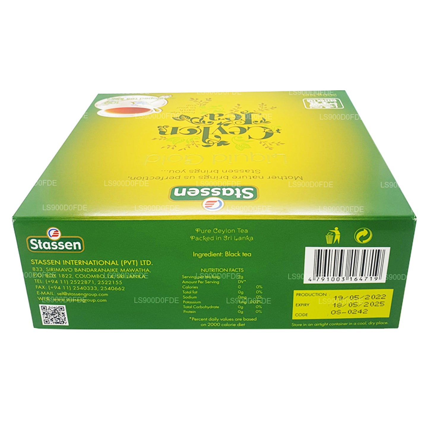 Stassen Liquid Gold Tea (200 g) 100 Teebeutel